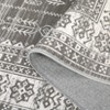 8x10 Area Rugs - Ultra-Thin Washable Rug with Non-Slip Backing, Ideal for Living Room, Bedroom, Kitchen Floor Carpet - Modern Abstract Style - 3 of 4