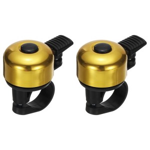 Unique Bargains Aluminum Loud Crisp Clear Sound Mini Scooter Bicycle Bells 2 Pcs - 1 of 4