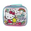 Sanrio Hello Kitty Glitter 2 Piece School Travel Backpack Set For Girls With Lunch Bag - 4 of 4
