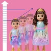 Baby Alive Princess Ellie Grows Up! Growing and Talking Baby Doll - Brown Hair - image 4 of 4