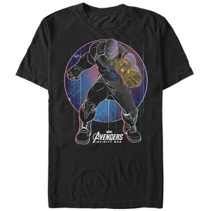Men's Marvel Avengers: Infinity War Thanos Circle T-Shirt - 1 of 4