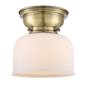 Aditi - 1 Light Bell Flush Mount In IndustrialStyle-7.88 Inches Tall and 8 Inches Wide - 1 of 1