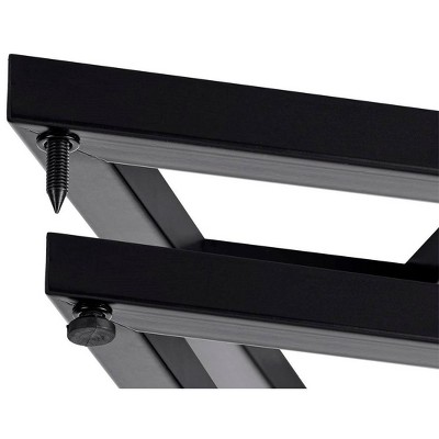 Adjustable Black Steel Studio Monitor Speaker Stand