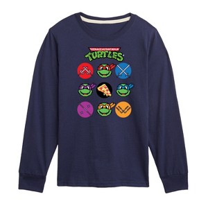 Boys' - Teenage Mutant Ninja Turtles - Turtles Grid Long Sleeve Graphic T-Shirt - 1 of 4