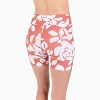 Calypsa Women's Chlorine Resistant High Waisted Mid-Thigh Swim Shorts - 2 of 4