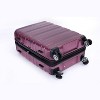 Wooakway 3 Piece Luggage Sets PC Lightweight & Durable Expandable Suitcase with Two Hooks - 4 of 4