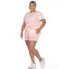 Plus Size 2 Piece Top & Shorts Lounge Set - 3 of 4