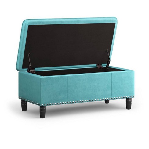 Aqua storage deals ottoman