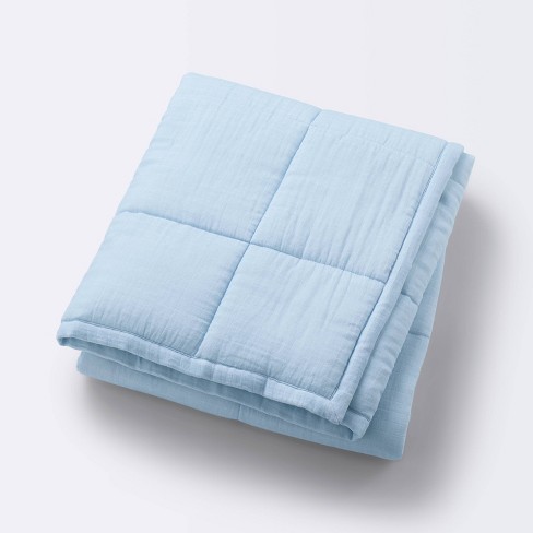 Muslin Quilt Baby And Toddler Blanket Blue Cloud Island Target