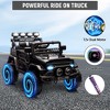 Kids Ride On Truck 12V Electric Car - Parent Remote Control, 3 Speed Modes, Treaded Tires, Built-in Music & Stories for Ages 3-8 (66 LBS Capacity) - 3 of 4