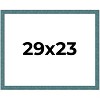 PosterPalooza | Photo Size Simple Blue Picture Frame - UV Acrylic, Foam Board Backing, Hanging Hardware - 2 of 4