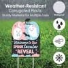 Big Dot of Happiness Boo-y or Ghoul - Party Decorations - Halloween Gender Reveal Party Welcome Yard Sign - 3 of 4