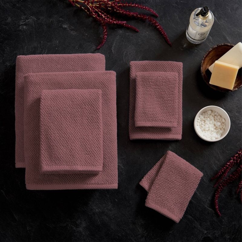 6pc Cotton Popcorn Textured Towel Set - Isla Jade, 1 of 8