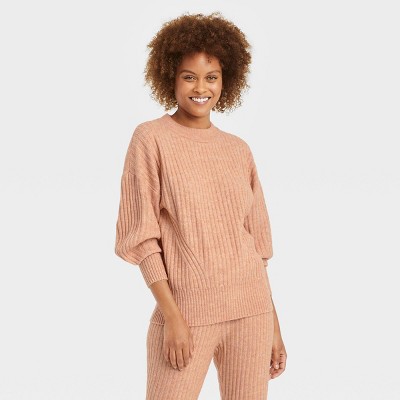 Women's Crewneck Ribbed Pullover Sweater - A New Day™