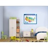 merka 4 Pack Placemats for Kids, Non-Slip, Washable & Reusable Placemats, Solar System, Human Body Chart, Geography, & US Map - 3 of 4