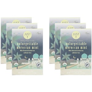 Just T Tea Unforgettable Moroccan Mint - Pack of 6 - 1.41 oz - 1 of 2