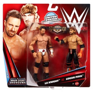 WWE Main Event 2-Packs 24 Logan Paul & LA Knight Action Figure - 1 of 3
