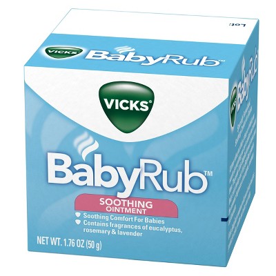 vicks baby rub for 1 month old