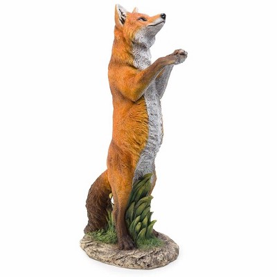 Wind & Weather Lifelike Indoor/Outdoor Resin Standing Fox Statue