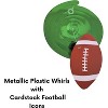 4E's Novelty 10 Pcs Hanging Swirl Decorations Perfect Football Party Supplies, Football Birthday Party Decorations - 3 of 3