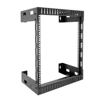 Mount-It! 12U Wall Mount Server Rack | Multi-Use Media Rack That can Hold Servers, AV & Sound Equipment, Routers & Modems | Wall Mounted Network Rack