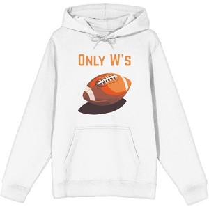 Only W's American Football Adult Long Sleeve Hoodie - 1 of 2