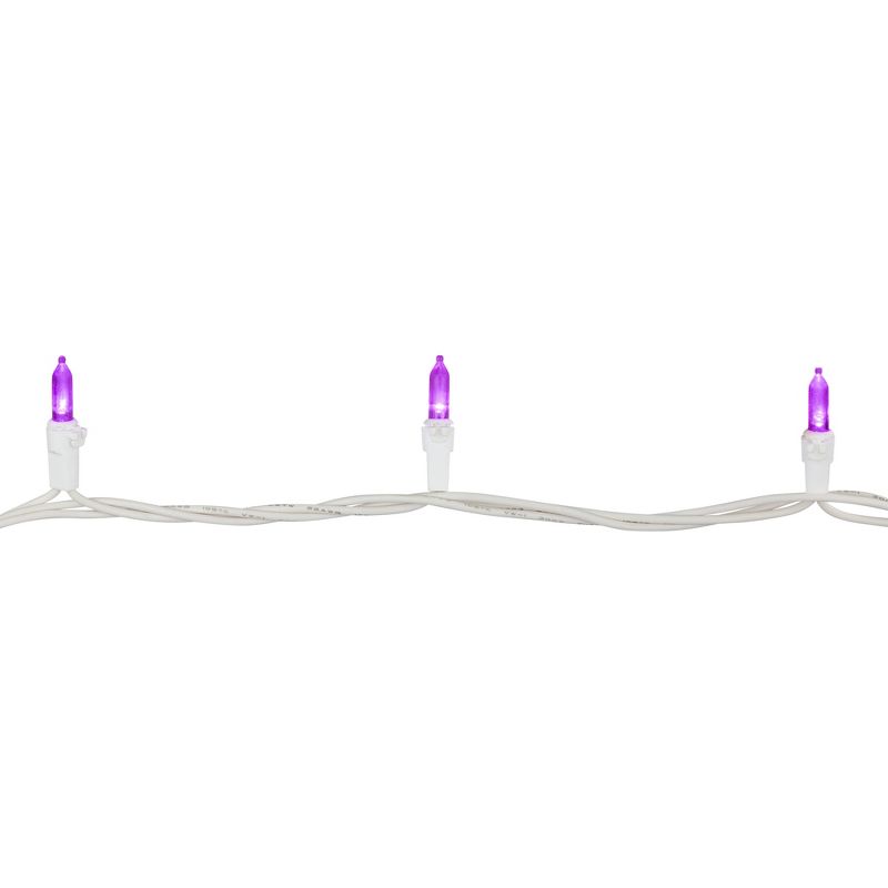 Northlight 50ct LED Mini String Lights Purple - 16.25' White Wire, 5 of 6