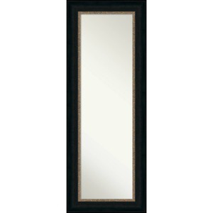 21" x 55" Non-Beveled Paragon Bronze Full Length on The Door Mirror - Amanti Art: Polystyrene Frame, Includes Mounting Hardware - 1 of 4