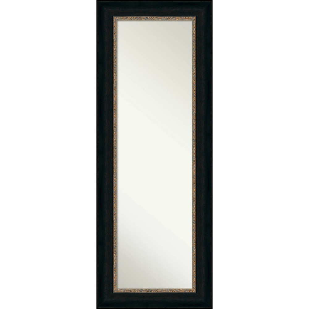 Photos - Wall Mirror 21" x 55" Non-Beveled Paragon Bronze Full Length on The Door Mirror - Aman