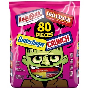 Halloween Butterfinger Assorted Chocolates Candy - 31.8oz/80ct - 1 of 4