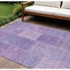 Lavender And Purple Patchwork Washable Indoor Outdoor Area Rug - 2 of 4