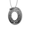 Pompeii3 1/3Ct Circle Diamond Pendant 14k Gold 3/4" Tall Necklace Lab Created - 4 of 4