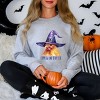 Simply Sage Market Chick Or Treat Watercolor Distressed Sweatshirt - 2 of 4
