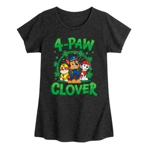 Girls' - Nickelodeon - Paw Patrol Fitted Short Sleeve Graphic T-Shirt - 1 of 3