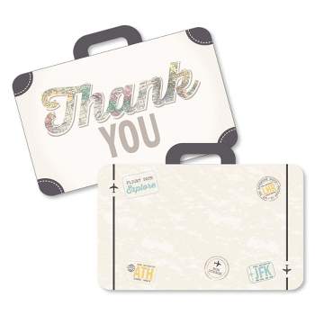 Big Dot Of Happiness Support Small Business - Shaped Thank You Cards -  Thank You Note Cards With Envelopes - Set Of 12 : Target