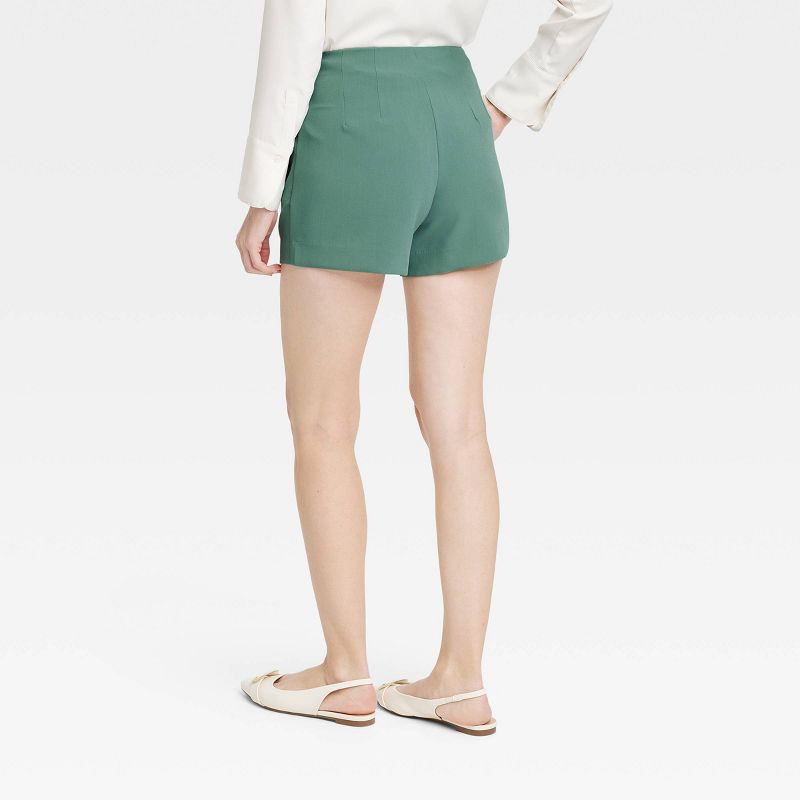 Women's High-Rise Tailored Shorts - A New Day™, 3 of 11