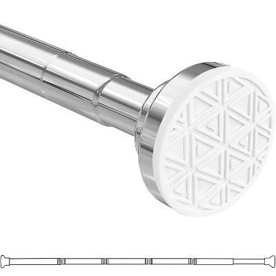LunaLulinlk Shower Curtain Rod extendable(18-78Inch), Splice mounting design, Non-Slip, Never Rust, Tension Curtain Rod