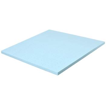 Costway 4''Gel-Infused Memory Foam Mattress Topper Ventilated Bed Pad