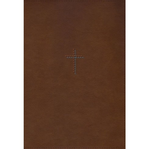 Niv, Quest Study Bible, Large Print, Leathersoft, Brown, Comfort Print ...