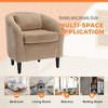 HOMEFUN Modern Corduroy Upholstered Accent Chair with Wooden Legs - 4 of 4