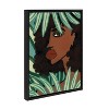 18" x 24" Sylvie Lady in the Jungle by Kendra Dandy - Kate & Laurel: Modern Wall Canvas Art - 2 of 4