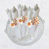 Big Dot of Happiness Fall Pumpkin - Halloween or Thanksgiving Party Paper Napkin Holder - Napkin Rings - Set of 24 - 3 of 4