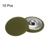 Unique Bargains Round Metal Sewing Cloth Covered Button 10 Pcs - 3 of 4