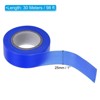 Unique Bargains PVC Non-Adhesive Flagging Tape for Tree Survey Boundaries 4 Pcs - 2 of 4