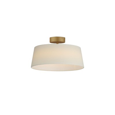 Maxim Lighting Paramount 1 - Light Flush Mount in  Natural Aged Brass