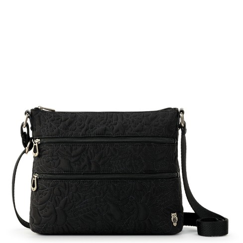 Large Smartphone Crossbody Bag In Eco twill Convertible Purse With Detachable Wristlet Strap Includes Phone Wallet Pockets Black Quilted Spirit Target