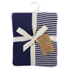 Touched by Nature Boy Organic Cotton Changing Pad Cover, Navy Heather Gray, One Size - 2 of 2
