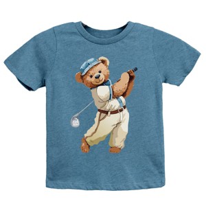 The Juniper Shop Watercolor Golf Bear Youth Short Sleeve Tee - 1 of 4