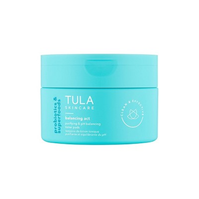 TULA Skincare Balancing Act Purifying & pH Balancing Toner Pads - 60ct - Ulta Beauty