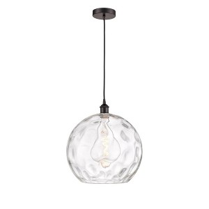 Athens Water Glass - 1 Light Pendant In Industrial Style-15.88 Inches Tall and 13 Inches Wide - 1 of 1